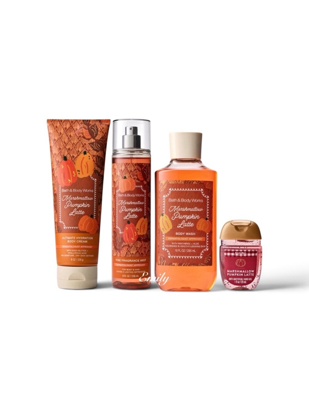 Bath & Body Works Marshmallow Pumpkin Latte Body Care Set - Picture 10 of 10